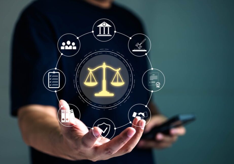 Digital justice system concept